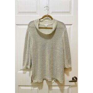 Pure Jill Women's Knit-Top Blouse Pullover Size XL Cotton Blend